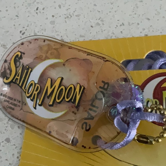 Sailor Moon,Mars and Jupiter I.D. Tags vintage 2000 - Picture 7 of 7